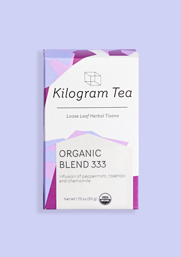 photo of box of organic blend 333 kilogram tea