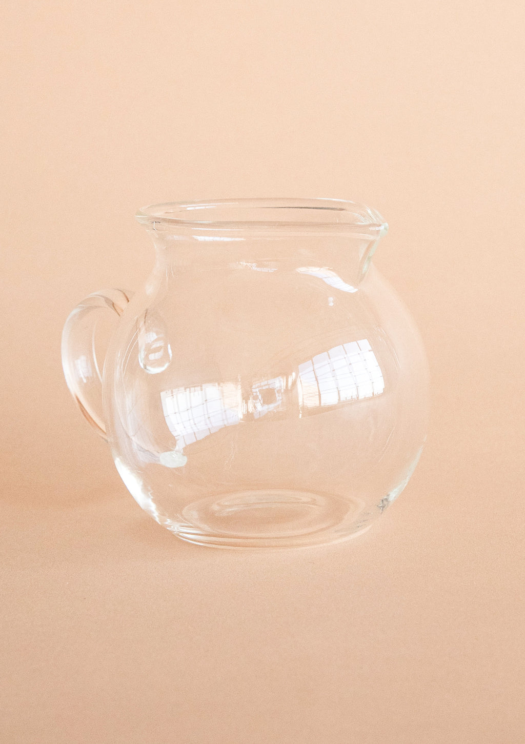  JIEJE Small Glass Pitcher, 8.5 Ounces, Glass Tea