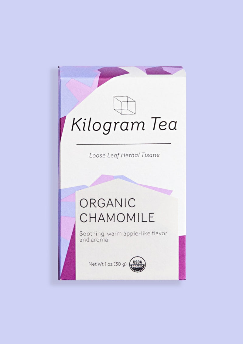photo of box of organic chamomile kilogram tea