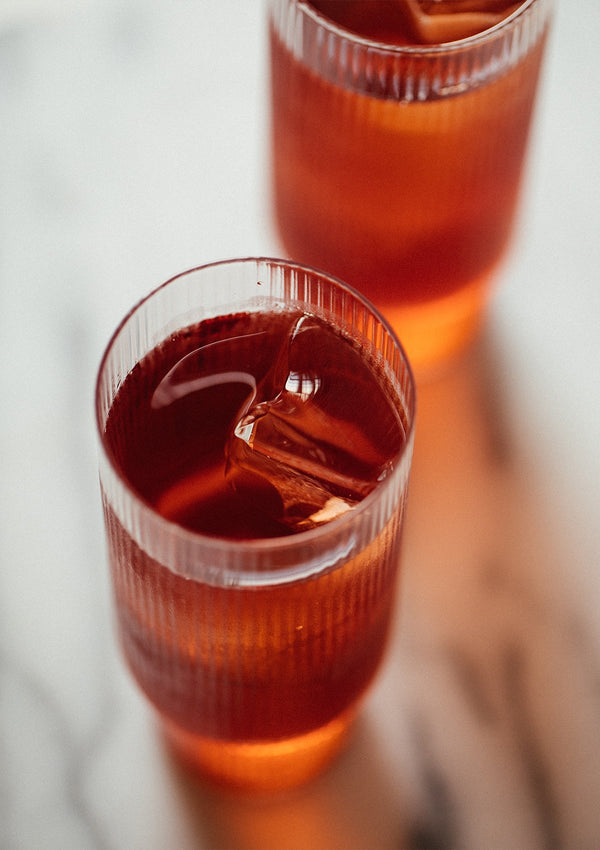 photo of organic crimson iced tea